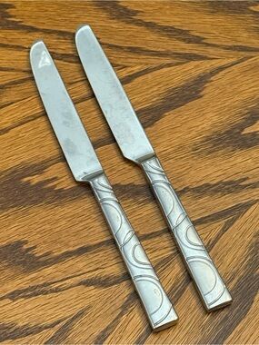 Cuisinart Unity Frost 2 Dinner Knives Stainless Flatware